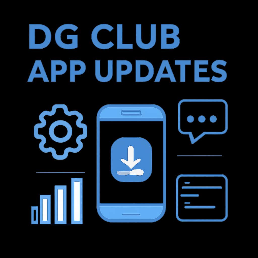 A diagram illustrating features of DG Club App Updates.