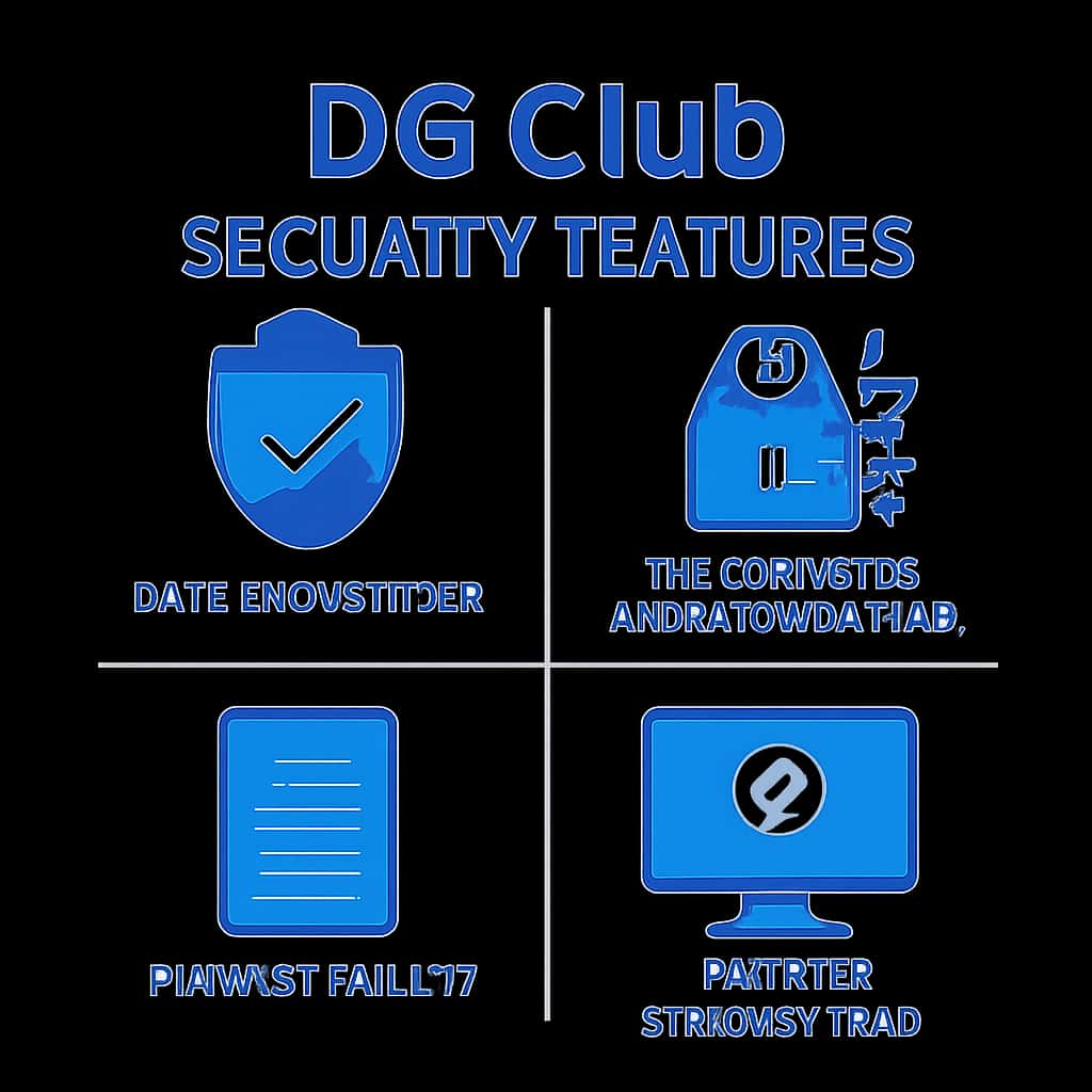 An educational diagram showcasing DG Club's security protocols.