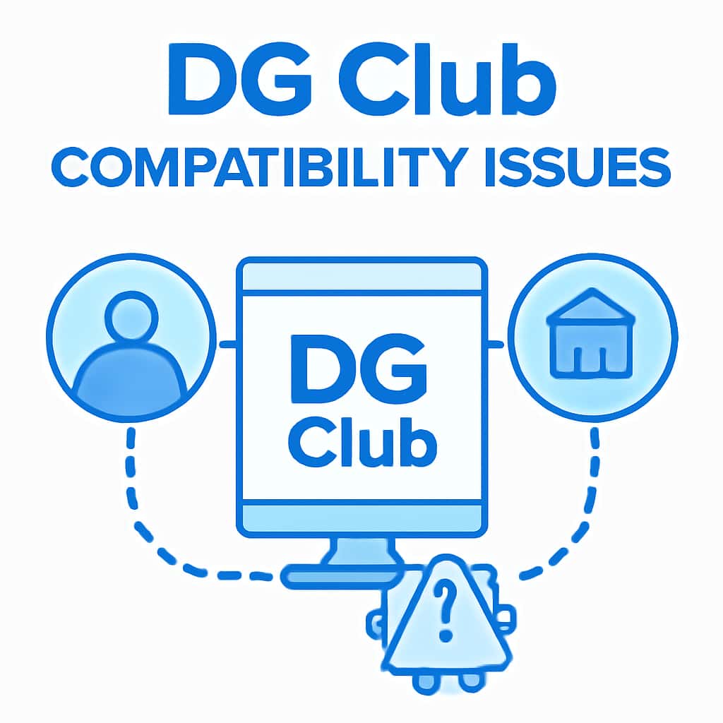 An educational illustration related to DG Club Compatibility Issues.