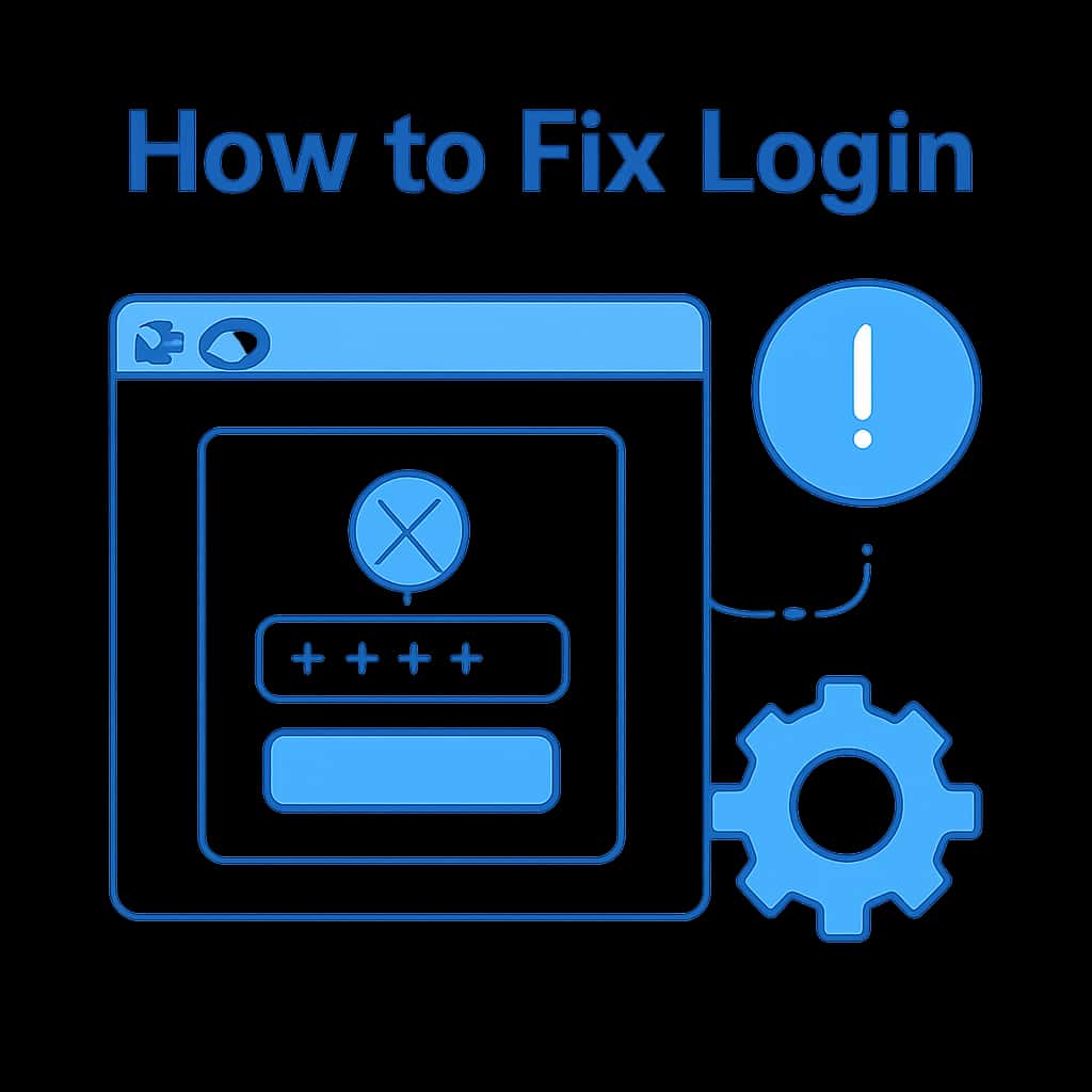 A diagram illustrating common login issues for DG Club.