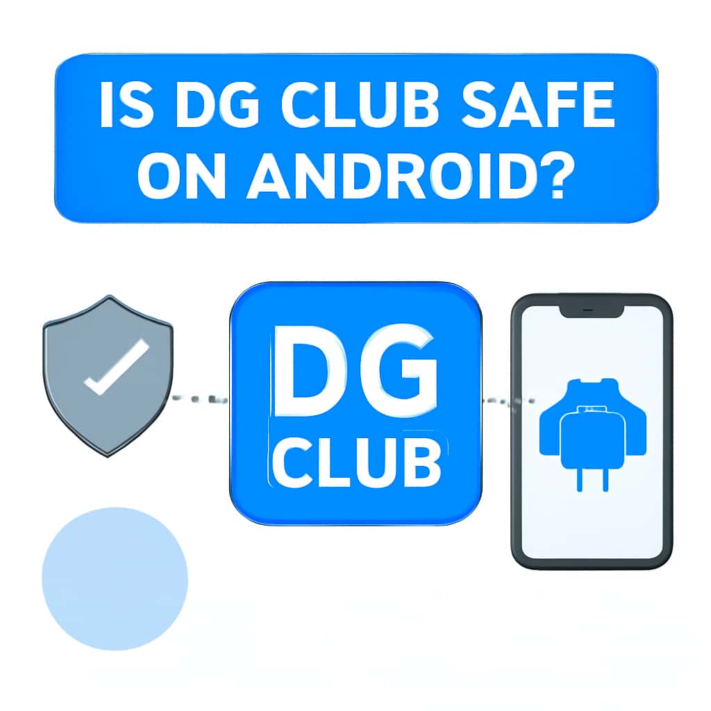 An educational diagram outlining DG Club's safety features.