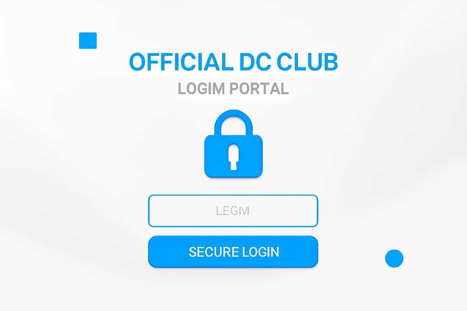 Official DG Club Login Portal Interface