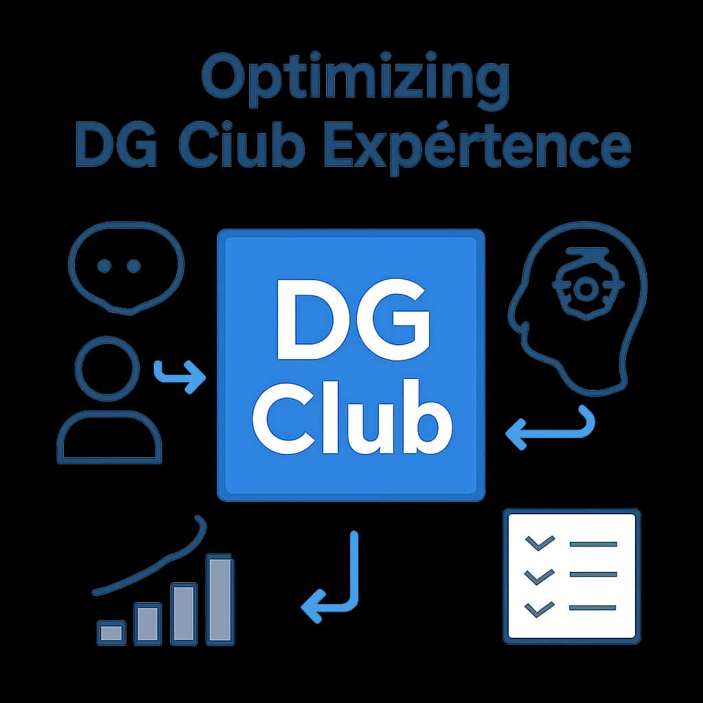 Illustration depicting the steps to optimize DG Club experience.